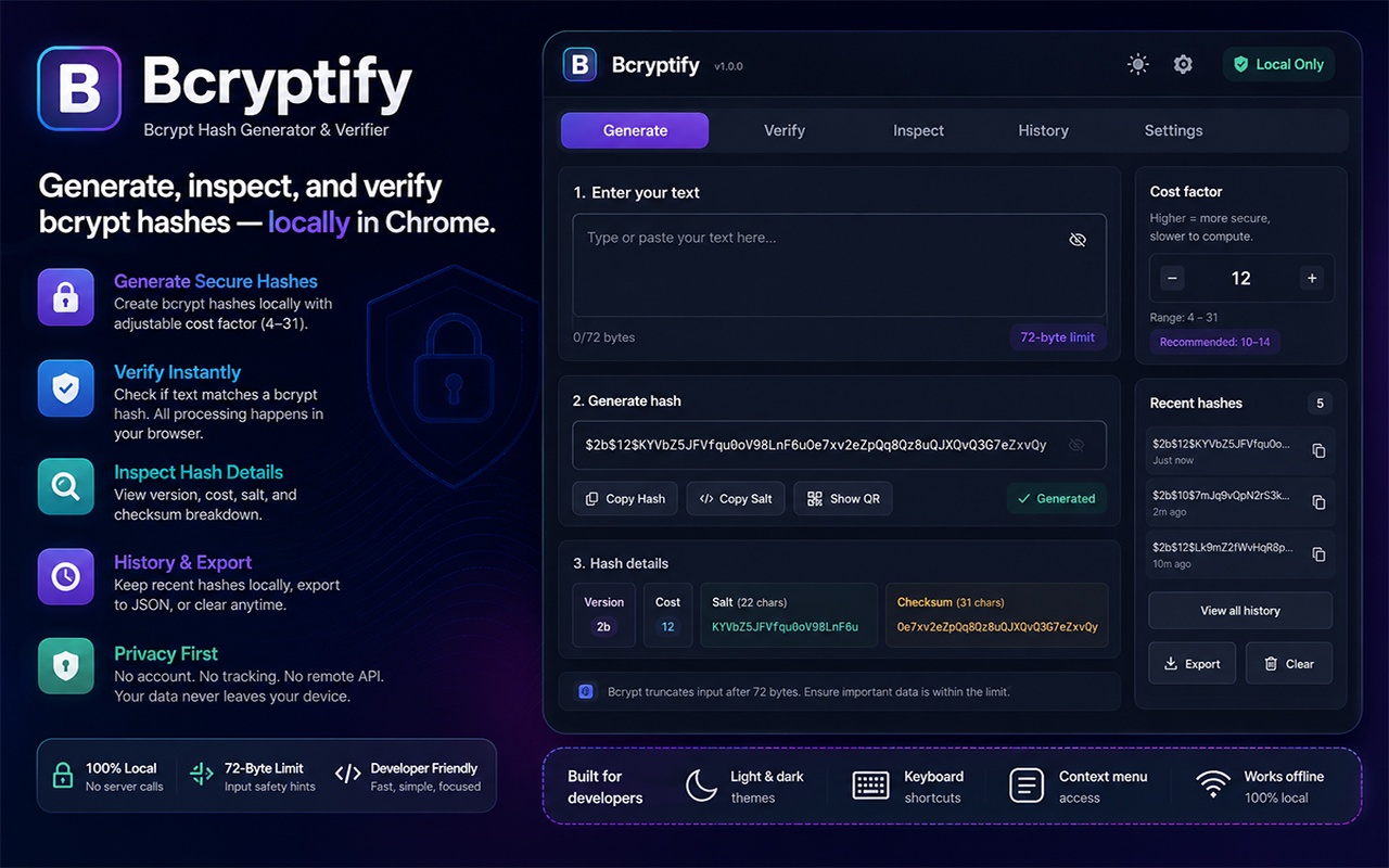 Bcryptify